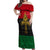 Pan African Ankh Off Shoulder Maxi Dress - Wonder Print Shop