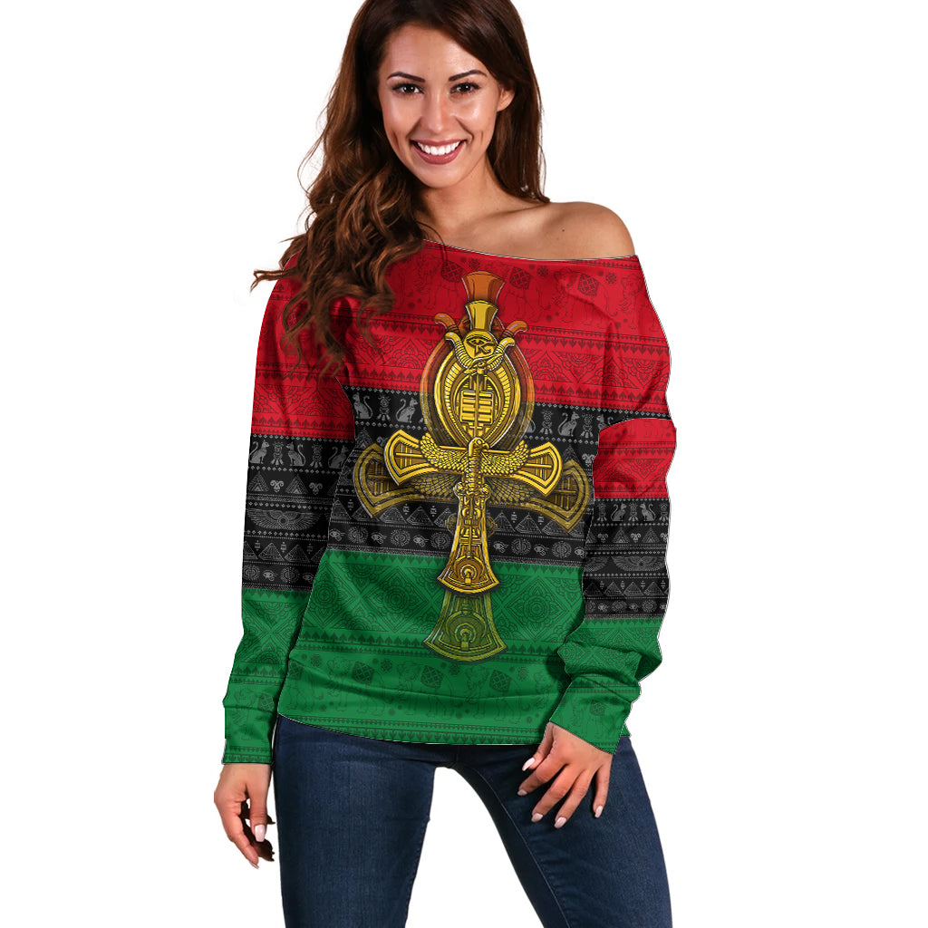 pan-african-ankh-off-shoulder-sweater