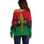 Pan African Ankh Off Shoulder Sweater - Wonder Print Shop