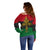 Pan African Ankh Off Shoulder Sweater - Wonder Print Shop