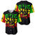 Reggae One Love Baseball Jersey African - Wonder Print Shop