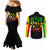 reggae-one-love-couples-matching-mermaid-dress-and-long-sleeve-button-shirts-african