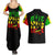 Reggae One Love Couples Matching Summer Maxi Dress and Hawaiian Shirt African - Wonder Print Shop