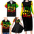 Reggae One Love Family Matching Long Sleeve Bodycon Dress and Hawaiian Shirt African - Wonder Print Shop