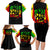 Reggae One Love Family Matching Long Sleeve Bodycon Dress and Hawaiian Shirt African - Wonder Print Shop