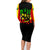 Reggae One Love Family Matching Long Sleeve Bodycon Dress and Hawaiian Shirt African - Wonder Print Shop