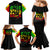 Reggae One Love Family Matching Mermaid Dress and Hawaiian Shirt African - Wonder Print Shop