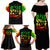 Reggae One Love Family Matching Off Shoulder Maxi Dress and Hawaiian Shirt African - Wonder Print Shop