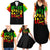 Reggae One Love Family Matching Summer Maxi Dress and Hawaiian Shirt African - Wonder Print Shop