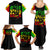 Reggae One Love Family Matching Summer Maxi Dress and Hawaiian Shirt African - Wonder Print Shop