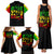 Reggae One Love Family Matching Tank Maxi Dress and Hawaiian Shirt African - Wonder Print Shop