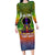 I'm Blunt African Family Matching Long Sleeve Bodycon Dress and Hawaiian Shirt Black Women Mandala