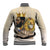 Lion Black King Baseball Jacket African Heritage