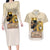 Lion Black King Couples Matching Long Sleeve Bodycon Dress and Hawaiian Shirt African Heritage