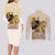 Lion Black King Couples Matching Long Sleeve Bodycon Dress and Long Sleeve Button Shirt African Heritage