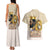 Lion Black King Couples Matching Tank Maxi Dress and Hawaiian Shirt African Heritage