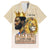 Lion Black King Family Matching Short Sleeve Bodycon Dress and Hawaiian Shirt African Heritage - Wonder Print Shop