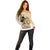 Lion Black King Off Shoulder Sweater African Heritage