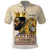 Lion Black King Polo Shirt African Heritage