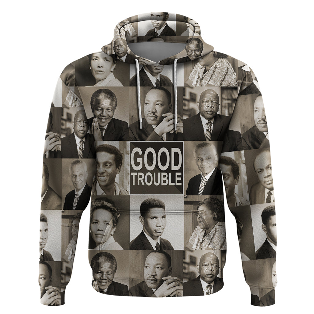 Good Trouble Hoodie Civil Rights Leaders - Wonder Print Shop