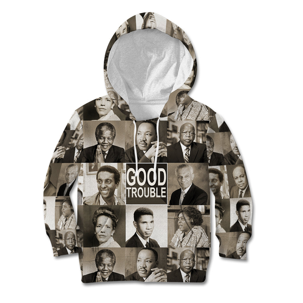 Good Trouble Kid Hoodie Civil Rights Leaders - Wonder Print Shop