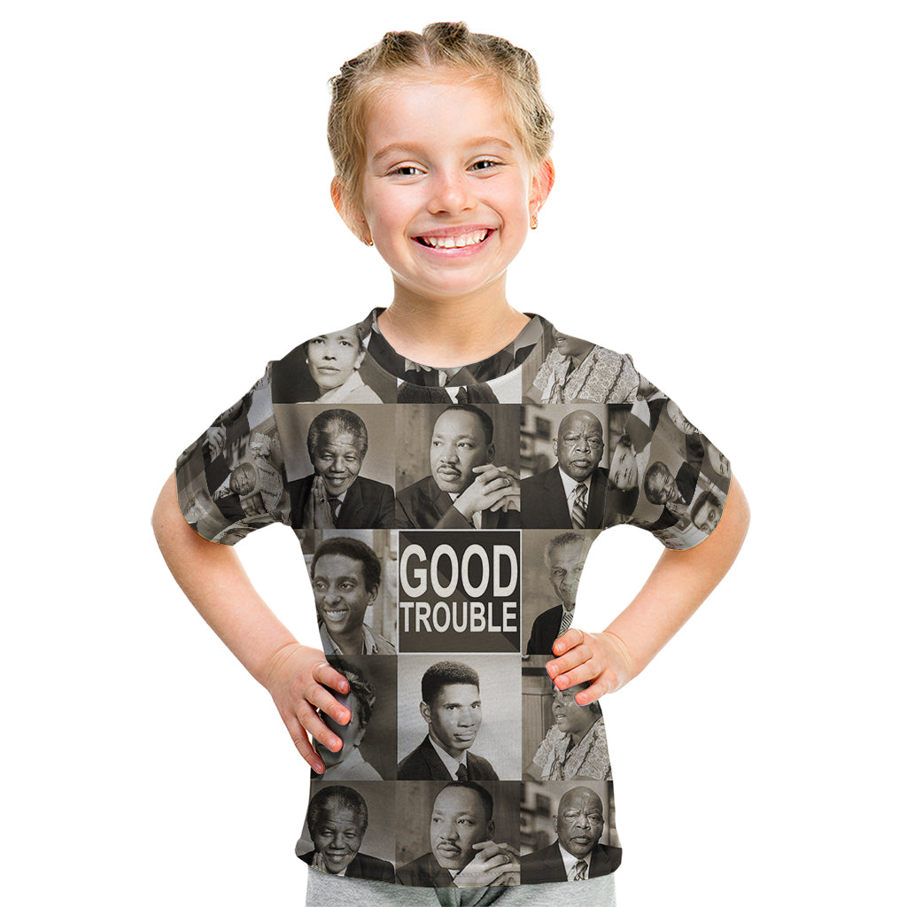 Good Trouble Kid T Shirt Civil Rights Leaders - Wonder Print Shop