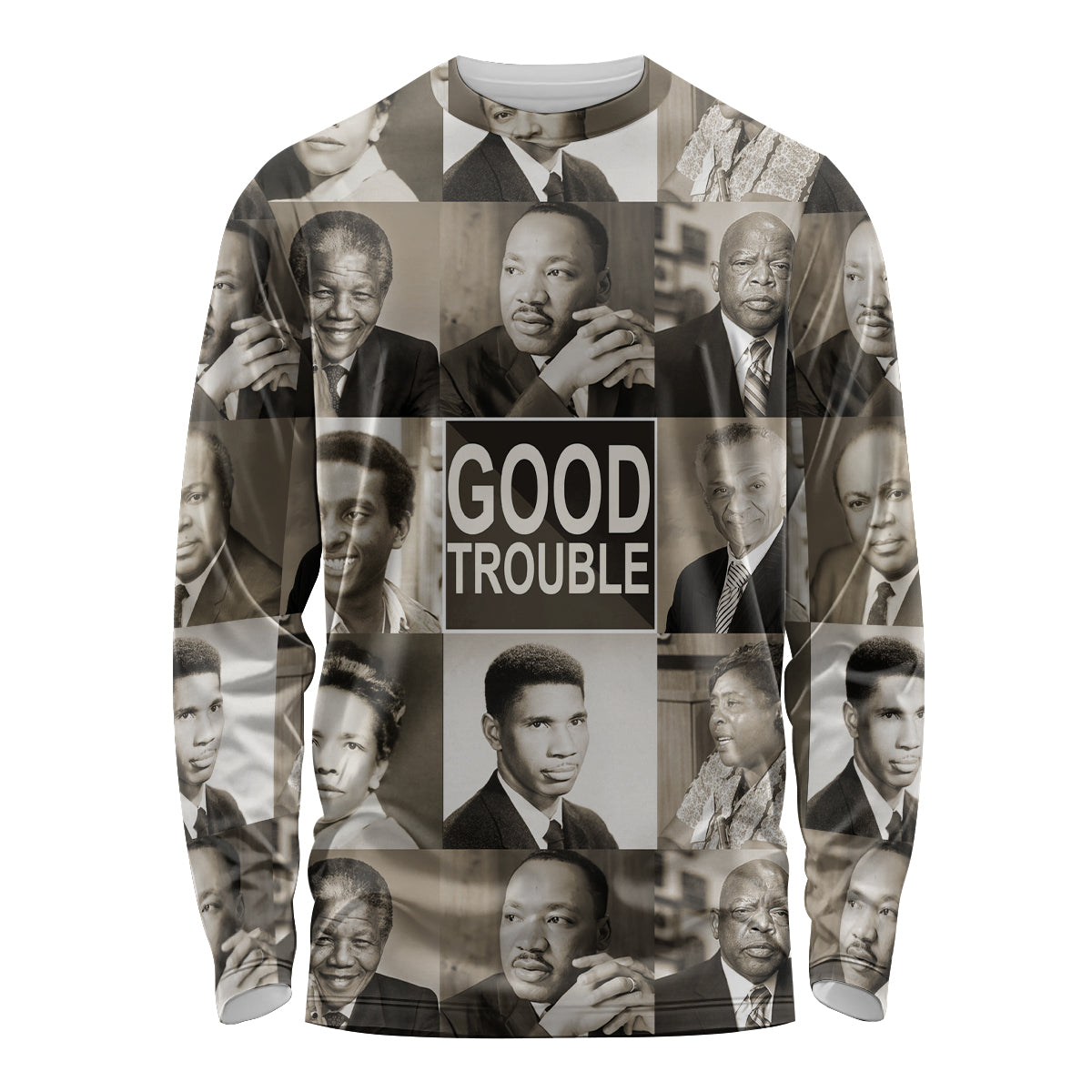 Good Trouble Long Sleeve Shirt Civil Rights Leaders - Wonder Print Shop