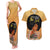 Personalized African Black Women Couples Matching Tank Maxi Dress and Hawaiian Shirt She Who Kneels Before God