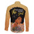 Personalized African Black Women Family Matching Long Sleeve Bodycon Dress and Hawaiian Shirt She Who Kneels Before God