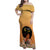 Personalized African Black Women Family Matching Off Shoulder Maxi Dress and Hawaiian Shirt She Who Kneels Before God