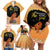 Personalized African Black Women Family Matching Off Shoulder Short Dress and Hawaiian Shirt She Who Kneels Before God