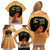 Personalized African Black Women Family Matching Off Shoulder Short Dress and Hawaiian Shirt She Who Kneels Before God