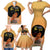 Personalized African Black Women Family Matching Short Sleeve Bodycon Dress and Hawaiian Shirt She Who Kneels Before God