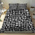 Mix Adinkra Bedding Set Black Pattern - Wonder Print Shop