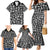 Mix Adinkra Family Matching Mermaid Dress and Hawaiian Shirt Black Pattern - Wonder Print Shop