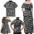 Mix Adinkra Family Matching Off Shoulder Maxi Dress and Hawaiian Shirt Black Pattern - Wonder Print Shop