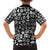 Mix Adinkra Family Matching Off Shoulder Short Dress and Hawaiian Shirt Black Pattern - Wonder Print Shop