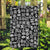 Mix Adinkra Garden Flag Black Pattern - Wonder Print Shop