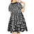 Mix Adinkra Kid Short Sleeve Dress Black Pattern - Wonder Print Shop