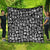 Mix Adinkra Quilt Black Pattern