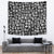 Mix Adinkra Tapestry Black Pattern