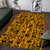 Culture Adinkra Area Rug West African Yellow Art - Wonder Print Shop