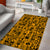 Culture Adinkra Area Rug West African Yellow Art - Wonder Print Shop