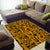 Culture Adinkra Area Rug West African Yellow Art - Wonder Print Shop