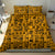 Culture Adinkra Bedding Set West African Yellow Art - Wonder Print Shop