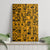 Culture Adinkra Canvas Wall Art West African Yellow Art - Wonder Print Shop