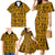 Culture Adinkra Family Matching Mermaid Dress and Hawaiian Shirt West African Yellow Art - Wonder Print Shop