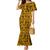 Culture Adinkra Family Matching Mermaid Dress and Hawaiian Shirt West African Yellow Art - Wonder Print Shop