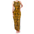 Culture Adinkra Family Matching Tank Maxi Dress and Hawaiian Shirt West African Yellow Art - Wonder Print Shop