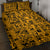 Culture Adinkra Quilt Bed Set West African Yellow Art